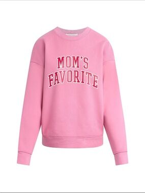 Favorite Daughter Pink "Mom's Favorite" Crewneck Sweatshirt